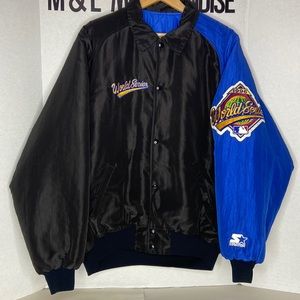 NY Yankees World Series Vintage 1996 Starter Jacket Size L Diamond collection
